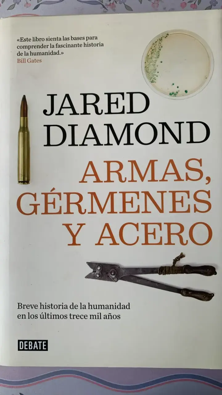 Libro 'Armas, gérmenes y acero' de Jared Diamond