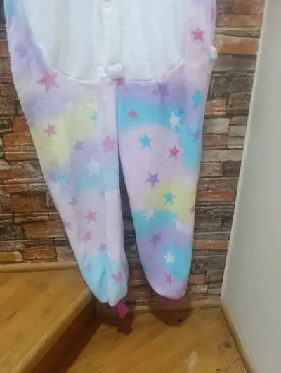 Pijama enterito unicornio multicolor para niños - miniatura 1