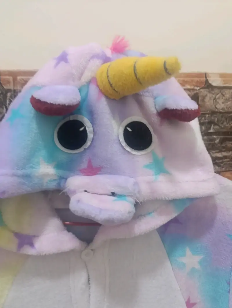 Pijama enterito unicornio multicolor para niños - 3