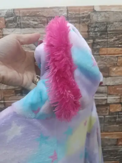 Pijama enterito unicornio multicolor para niños - miniatura 6