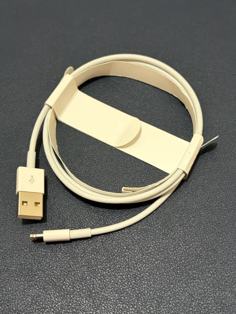 Cable USB a Lightning blanco para carga rápida