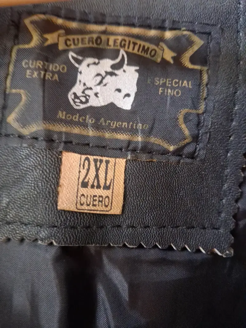 Chaqueta de cuero negra para mujer - 2