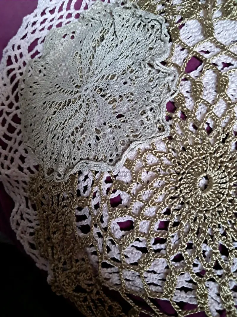 Set de tapetes tejidos a crochet - 2