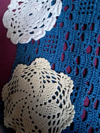 Set de tapetes tejidos a crochet - miniatura 2