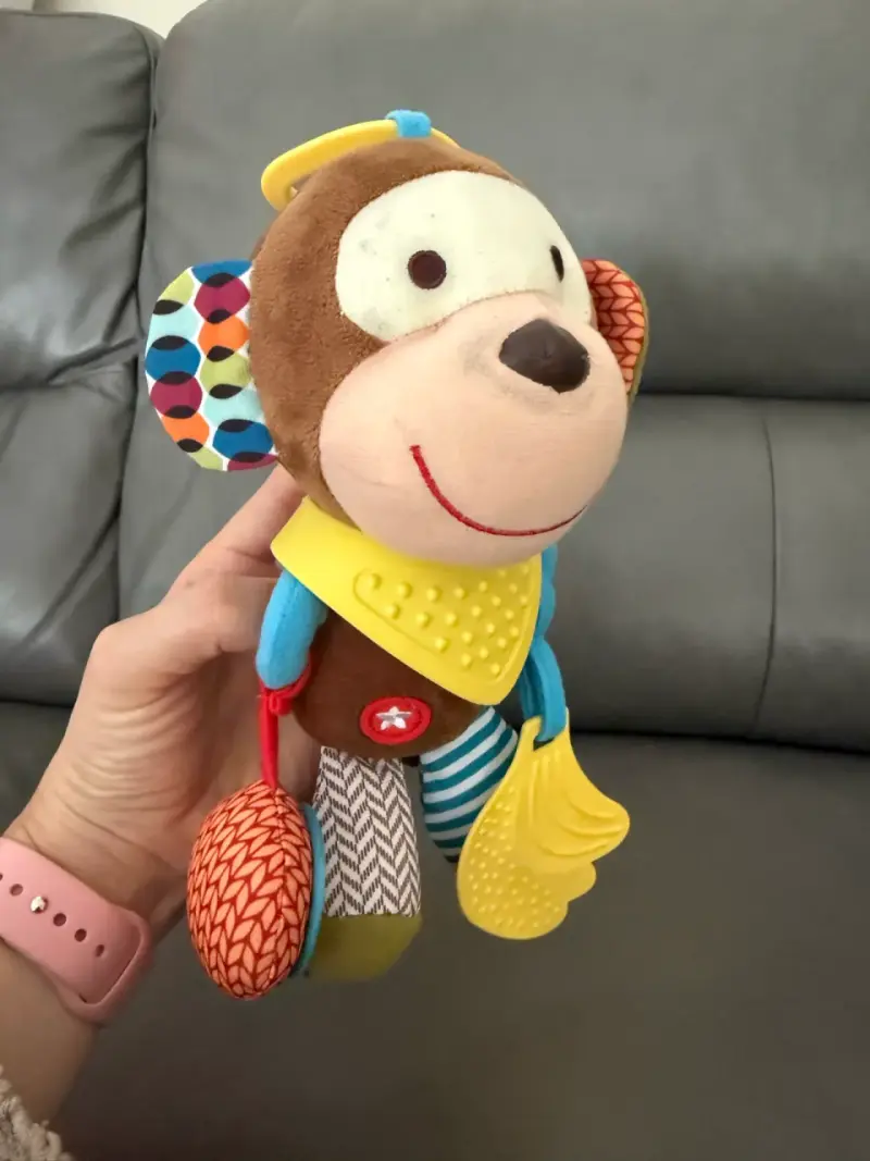 Juguetes de peluche para bebés con mordedores - 2