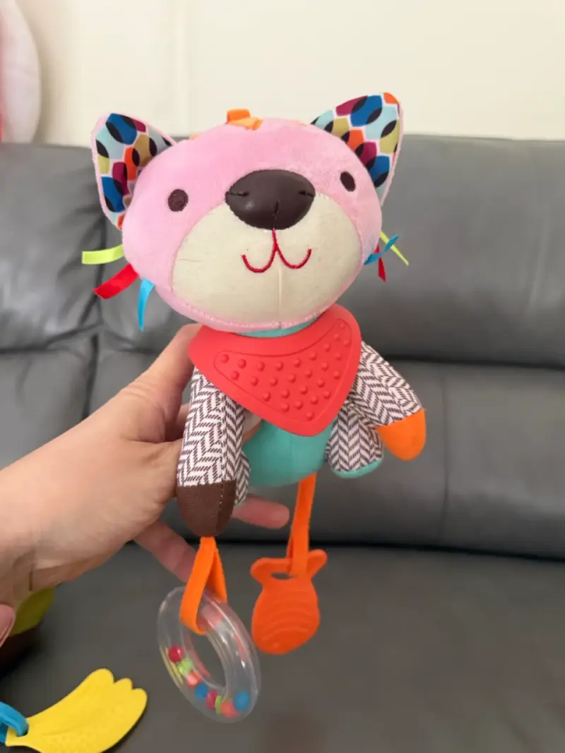 Juguetes de peluche para bebés con mordedores - 3