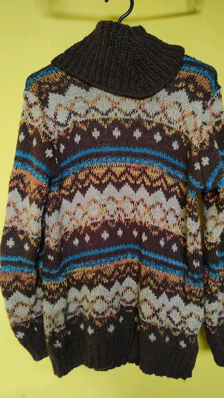 Suéter de lana con diseño étnico - 2