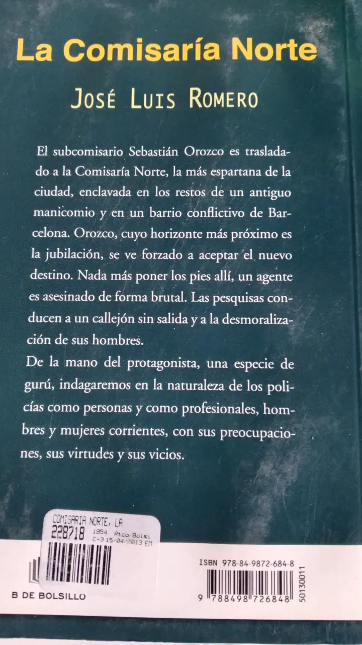 Libro 'La Comisaría Norte' de José Luis Romero - 2