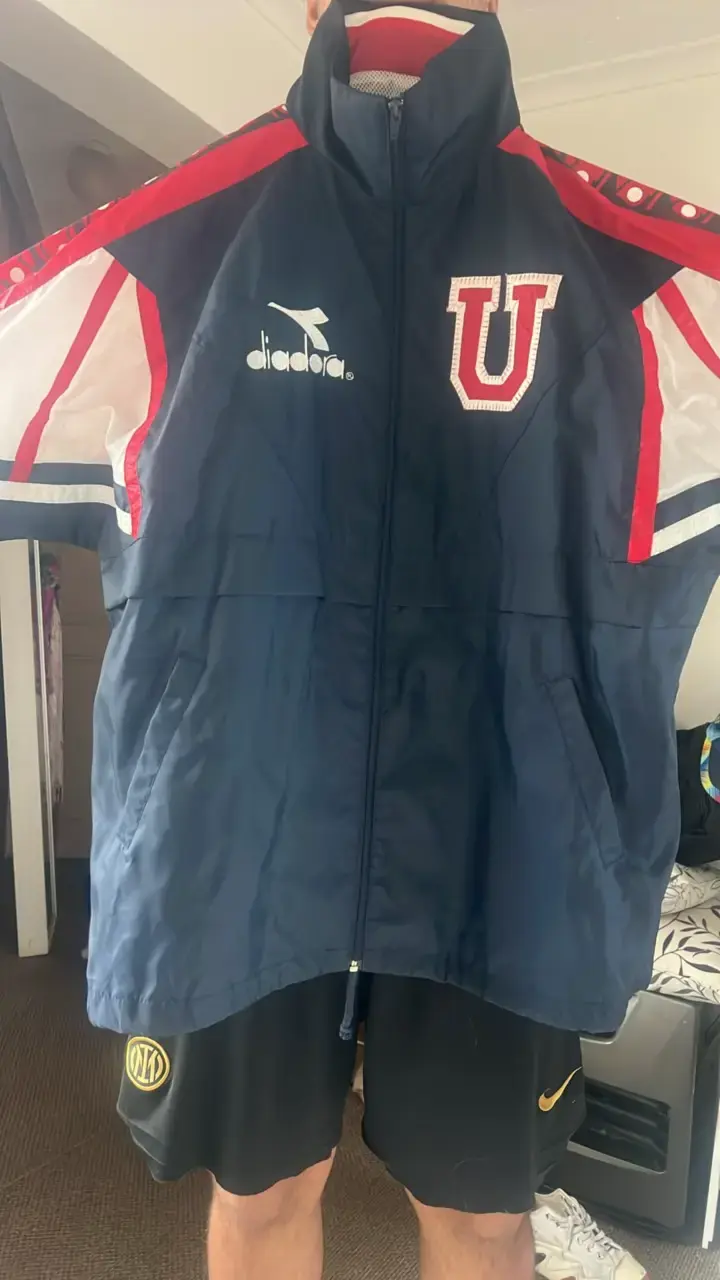 Chaqueta deportiva Diadora U de Chile azul - 1