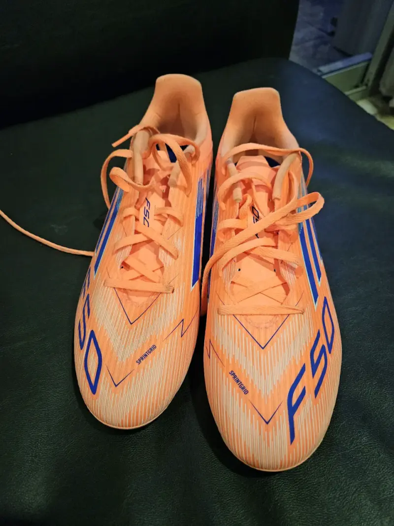 Zapatillas de fútbol Adidas F50 naranjas - 2