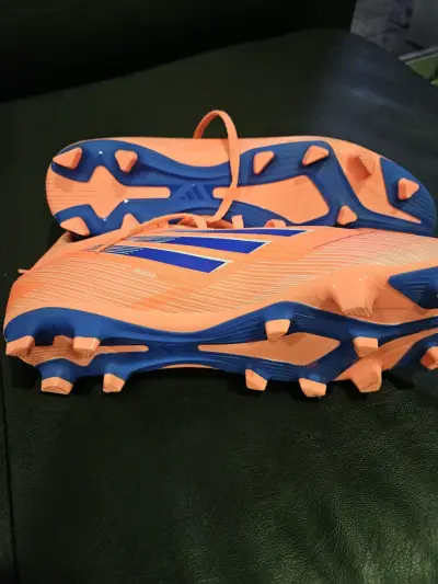 Zapatillas de fútbol Adidas F50 naranjas - miniatura 3