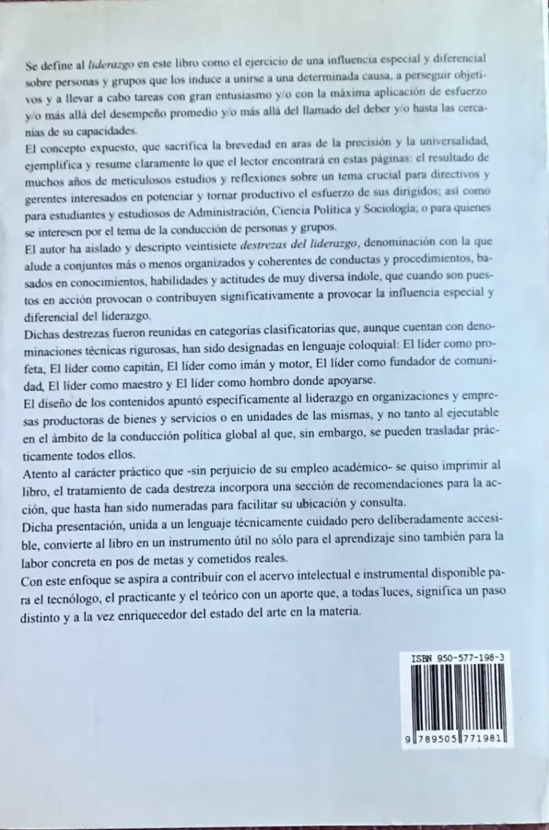 Libro 'Las destrezas del liderazgo' de Héctor Ferrauti - 2