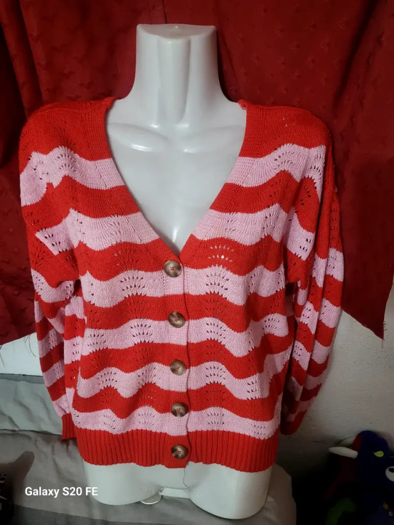 Chaqueta marrón de gamuza con bolsillos - 4