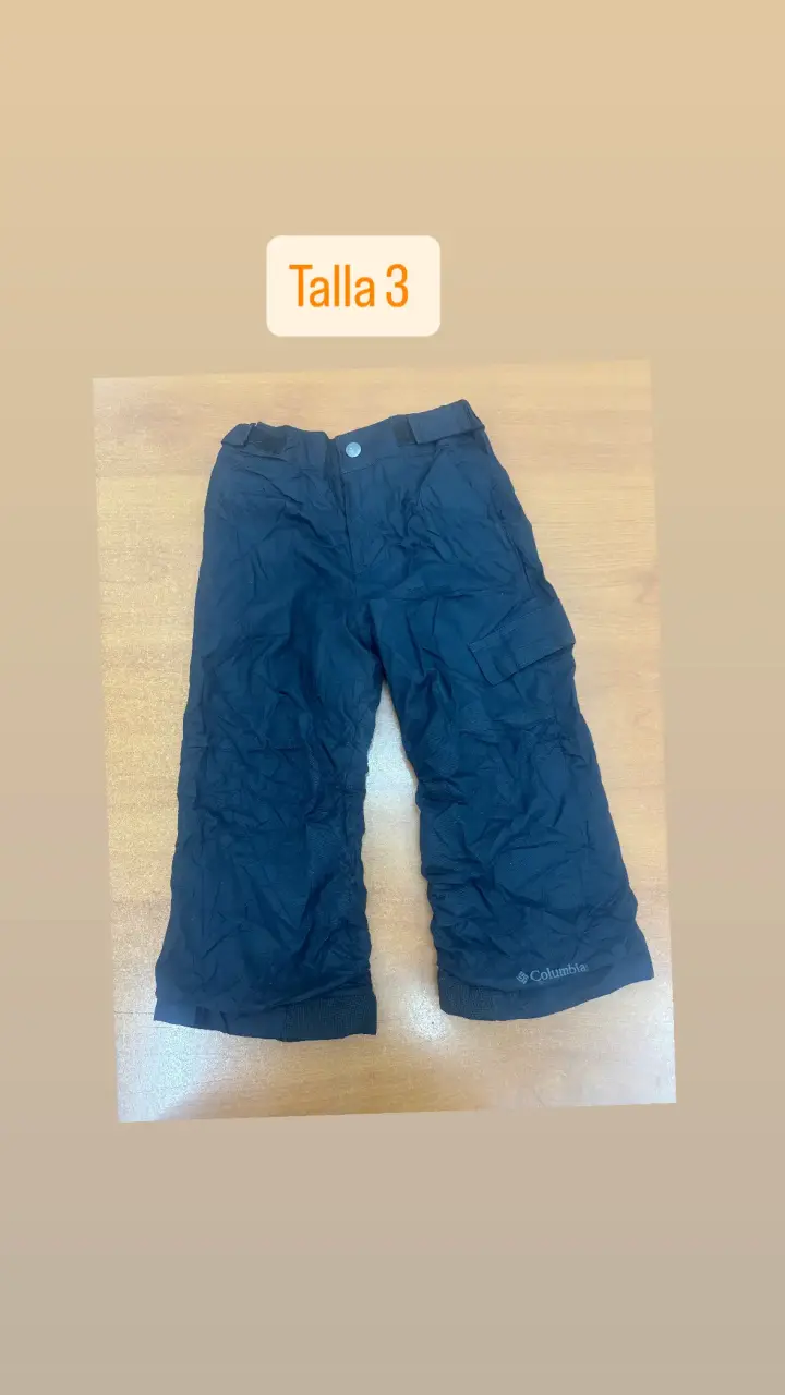 Pantalones Columbia para niños talla 3