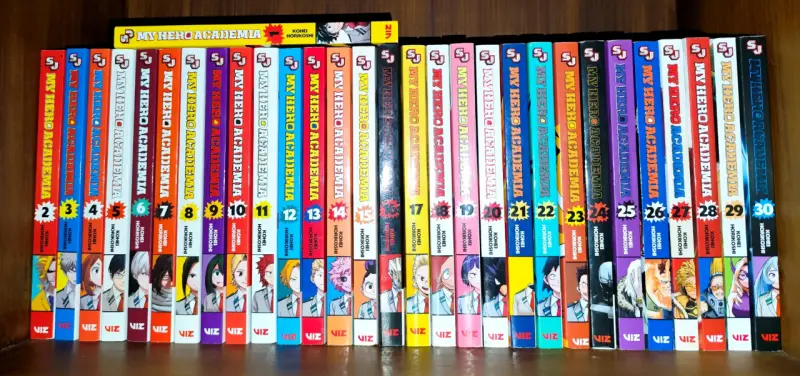 Colección de mangas My Hero Academia vol 1-30