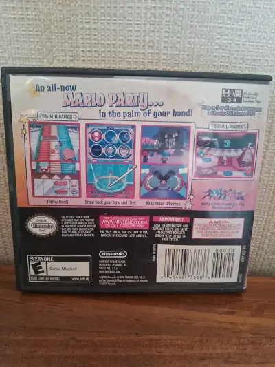 Caja mas folletos juego Mario party Ds.  Sin juego - miniatura 3