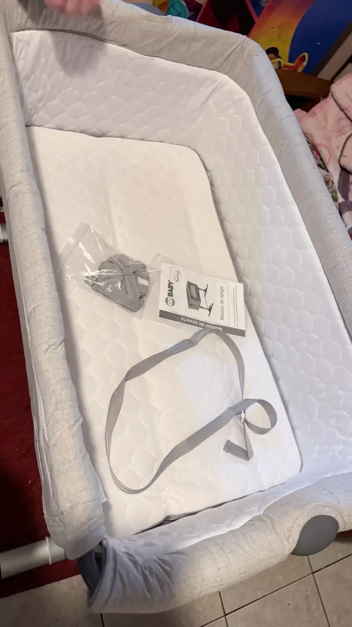 Cuna colecho Gobaby gris ajustable - 3