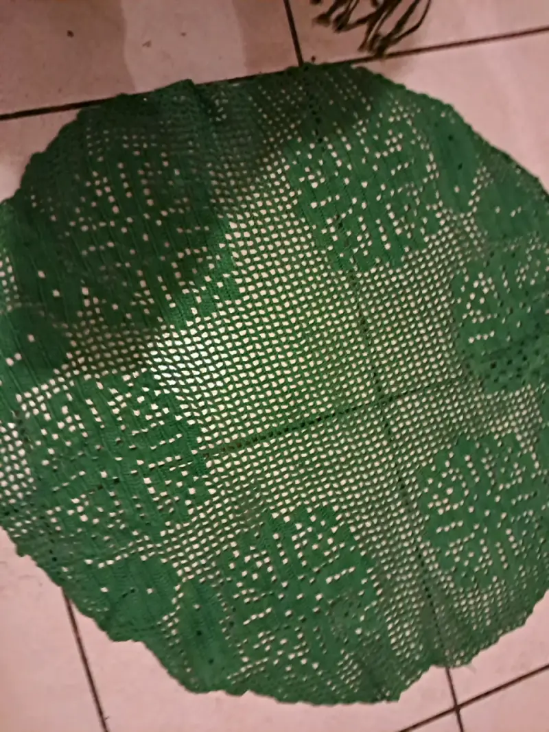 Tapete tejido a crochet - 1