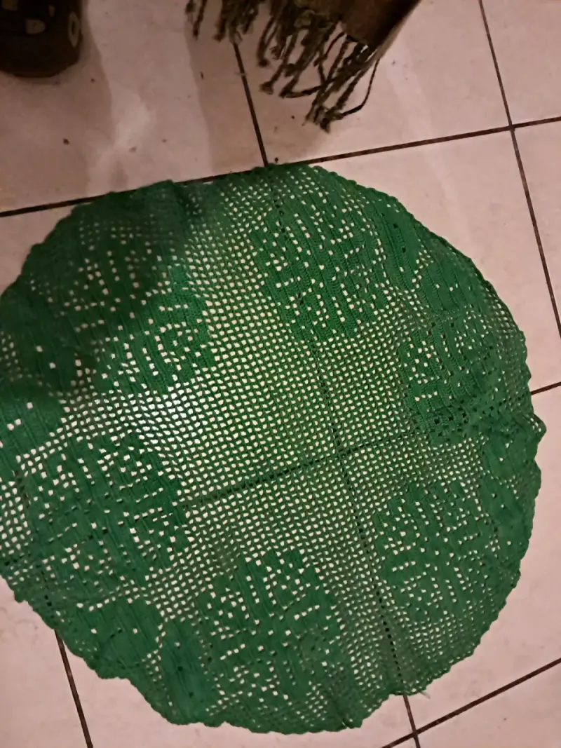 Tapete tejido a crochet - 2