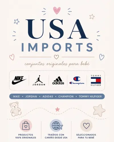 Conjuntos originales para bebé importados de USA - miniatura 1