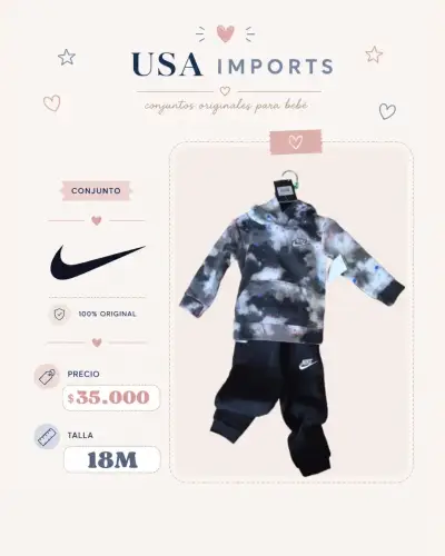 Conjuntos originales para bebé importados de USA - miniatura 4