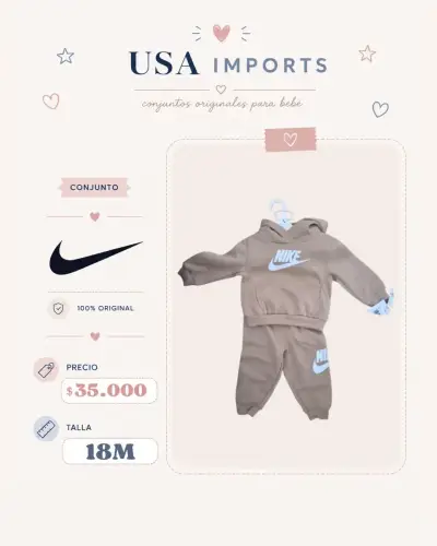 Conjuntos originales para bebé importados de USA - miniatura 5
