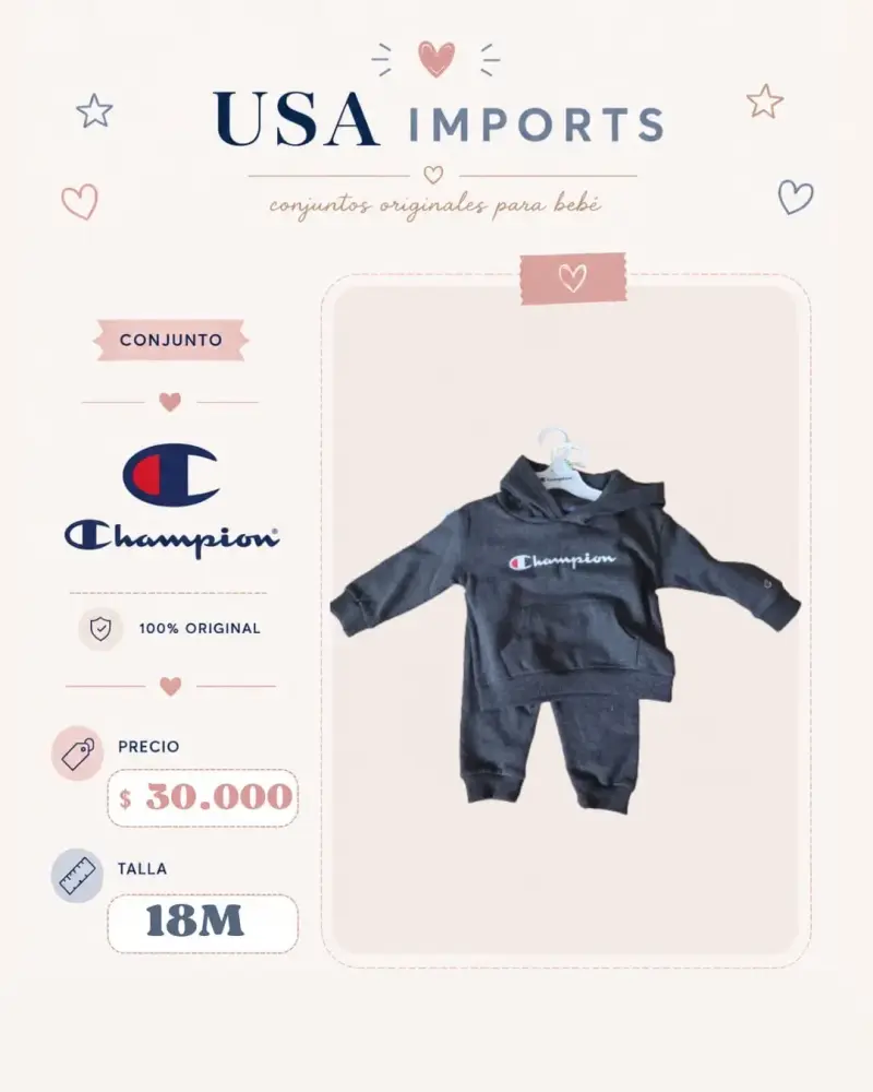 Conjuntos originales para bebé importados de USA - 6