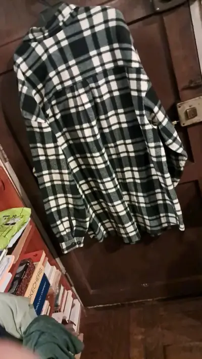 Camisa de franela a cuadros para hombre - miniatura 1