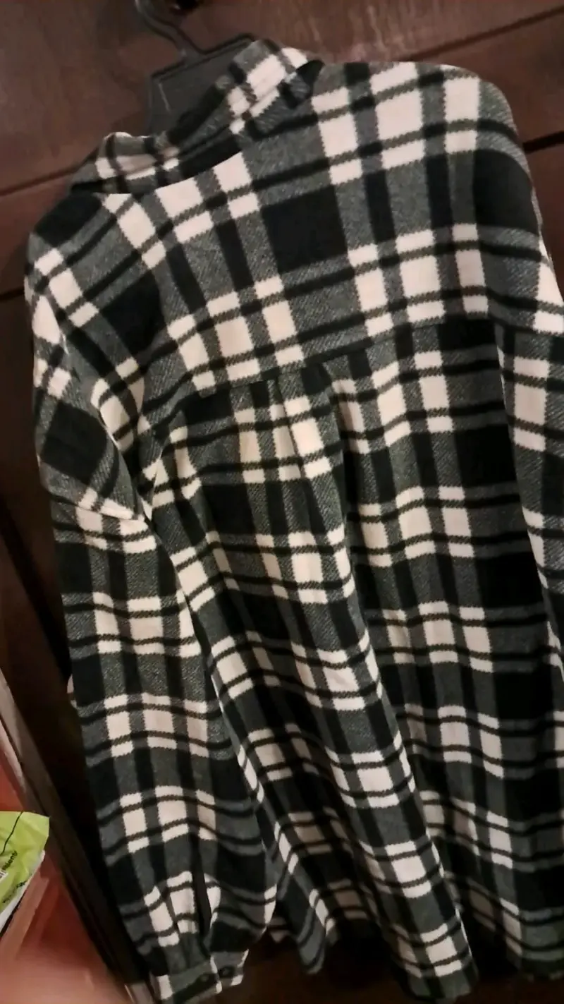 Camisa de franela a cuadros para hombre - 3