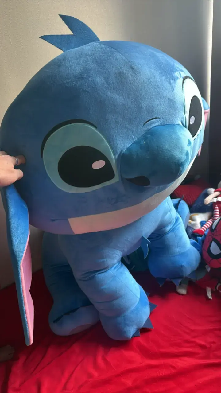Peluche gigante azul de personaje animado Stich - 2