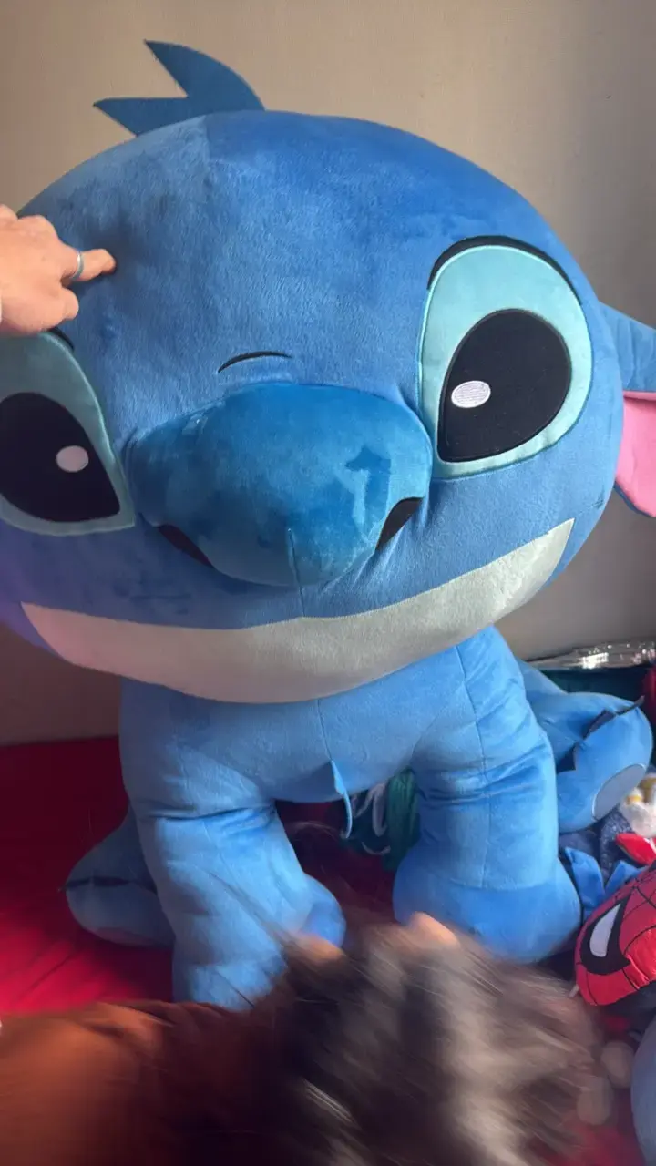 Peluche gigante azul de personaje animado Stich - 3