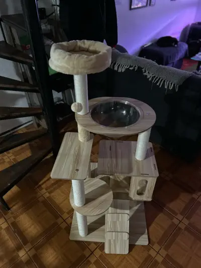 Árbol rascador para gatos con plataformas - miniatura 3