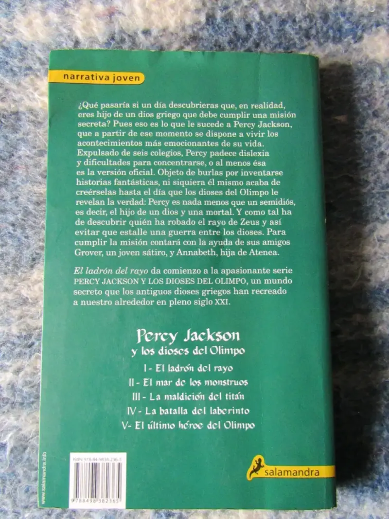 Libro El ladrón del rayo de Rick Riordan - 2