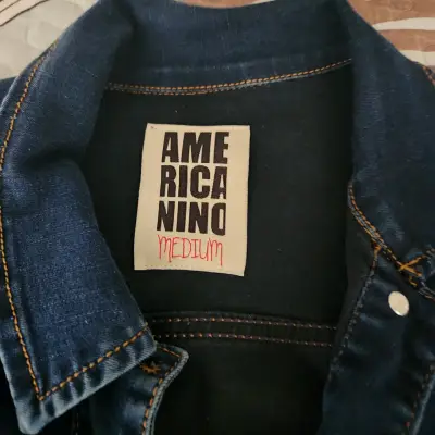 Chaqueta de mezclilla azul Americano Niño - miniatura 3