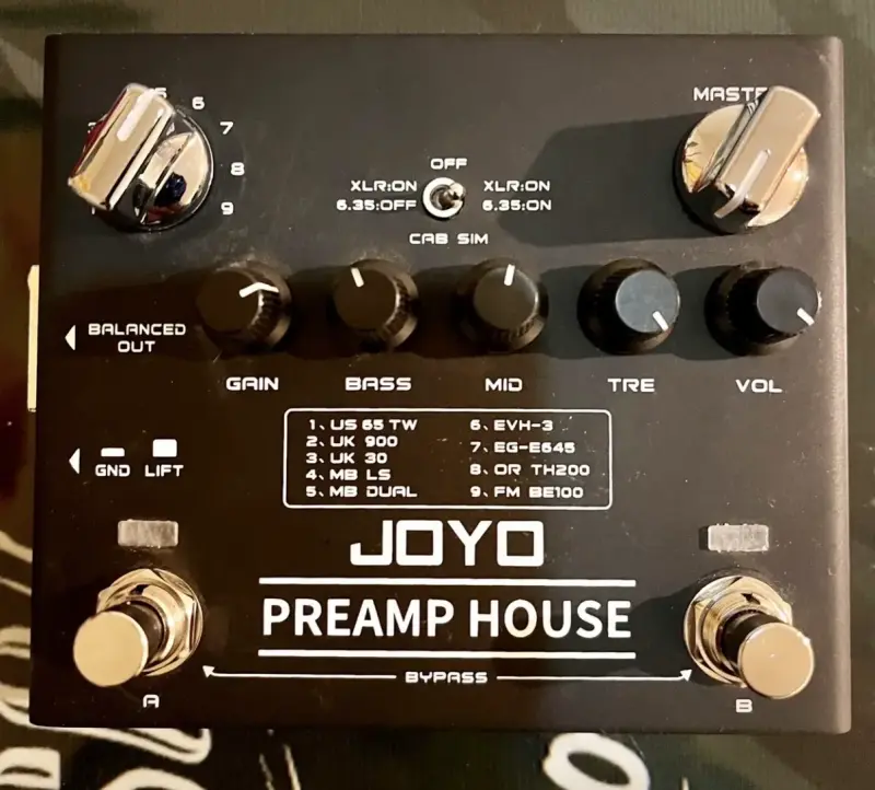 Pedal preamplificador Joyo Preamp House - 1
