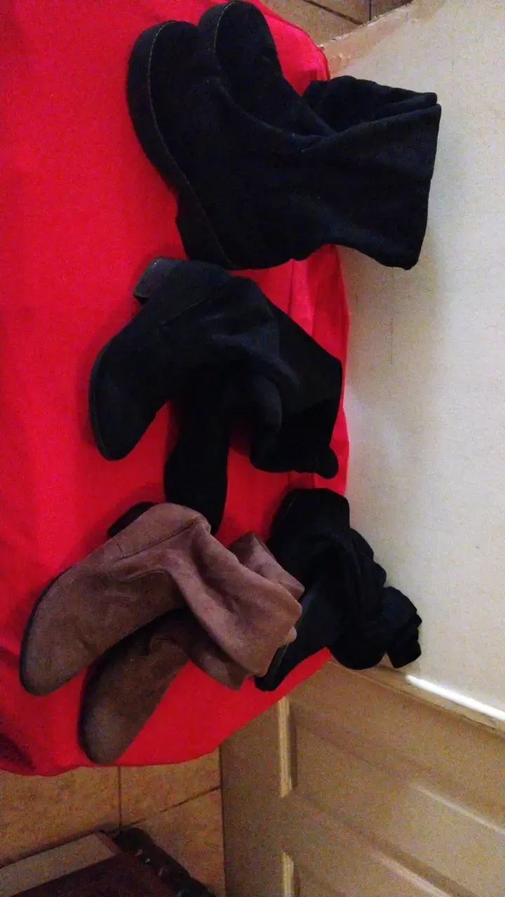 Lote de botas de mujer en varios colores