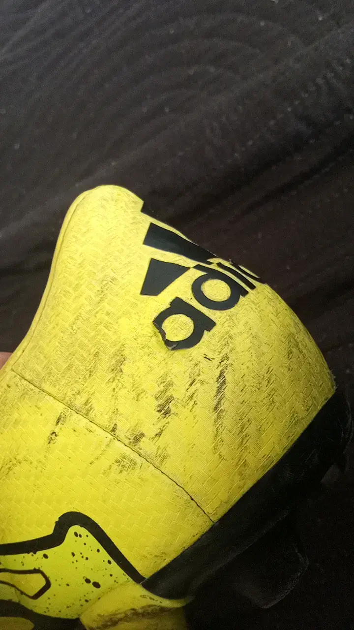 Botines de fútbol Adidas amarillos - 6