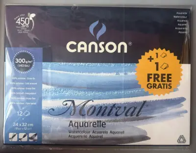 Block de acuarela Canson Montval 300g/m² - miniatura 1