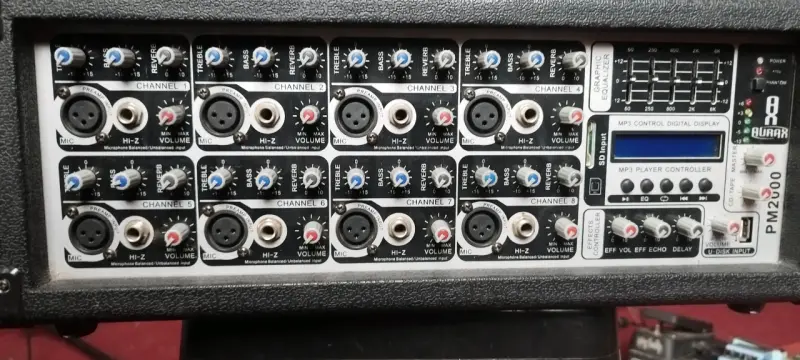 Amplificador de audio Aurax PM2000 con ecualizador - 3