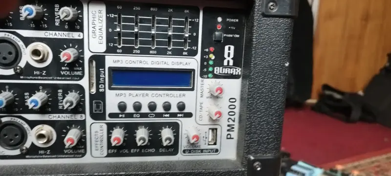 Amplificador de audio Aurax PM2000 con ecualizador - 4