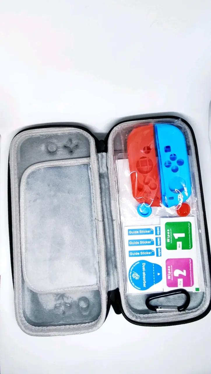 Estuche protector rojo para consola portátil - 3
