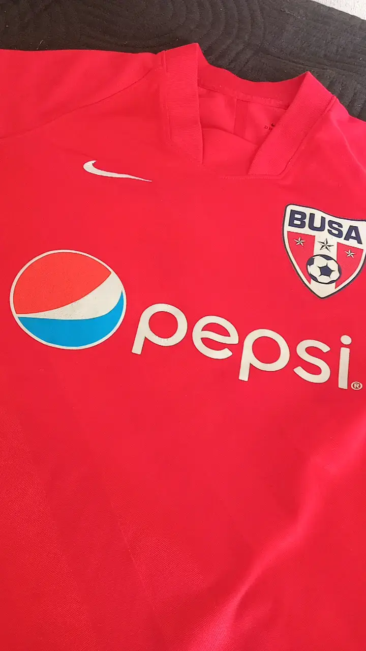 camiseta de futbol roja nike - 2