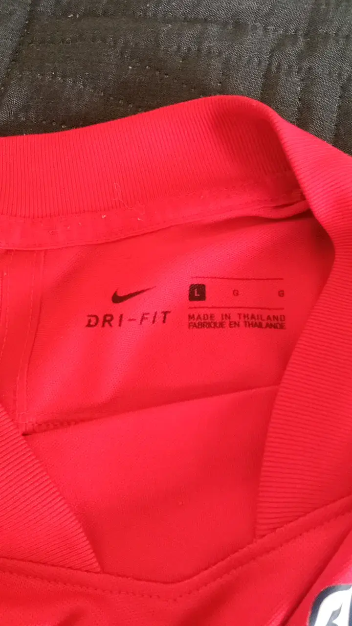 camiseta de futbol roja nike - 3