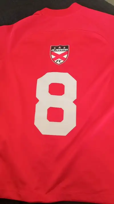 camiseta de futbol roja nike - miniatura 4