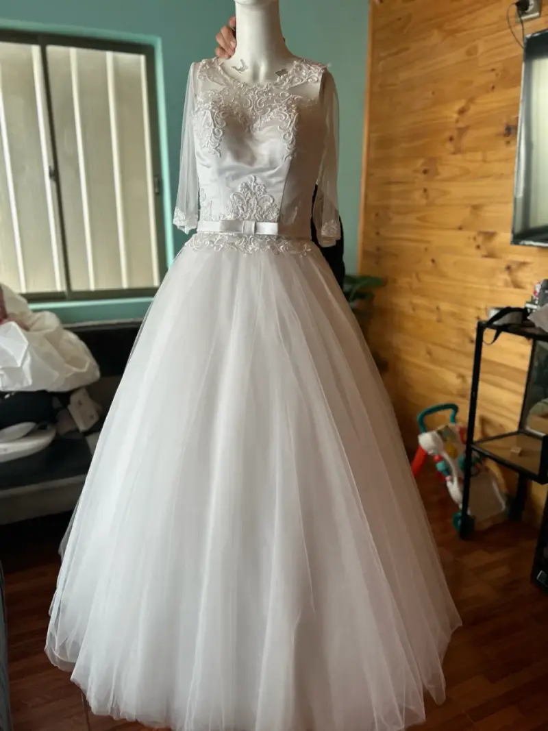 Vestido de novia estilo princesa - 1