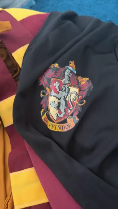 Disfraz de mago harry poter con bufanda a rayas - miniatura 5
