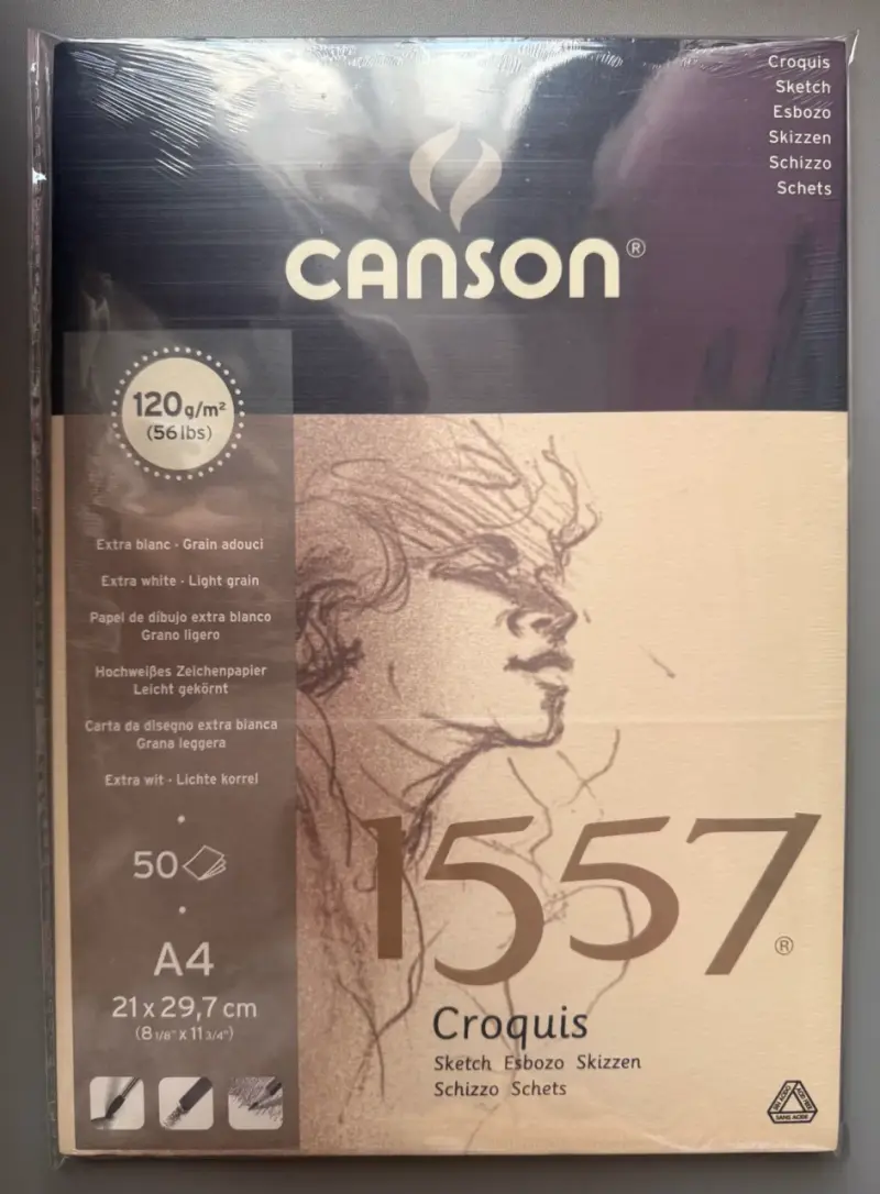 Block de dibujo Canson 1557 A4 120g/m² - 1