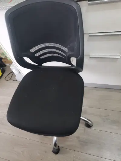 Silla escritorio y cojin lumbar y funda turquesa - miniatura 2