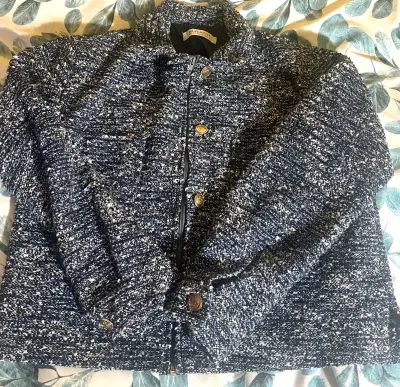 Chaqueta Basement azul con botones dorados - miniatura 1
