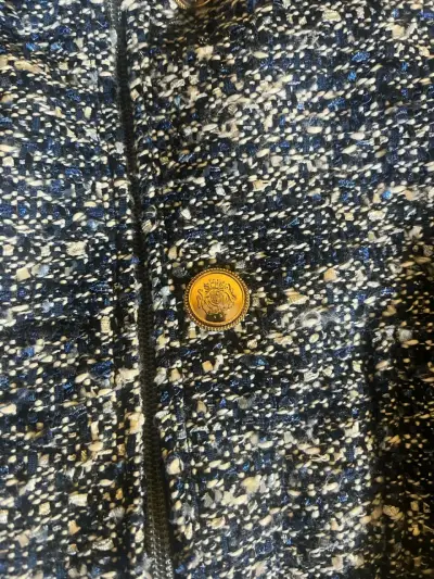 Chaqueta Basement azul con botones dorados - miniatura 3